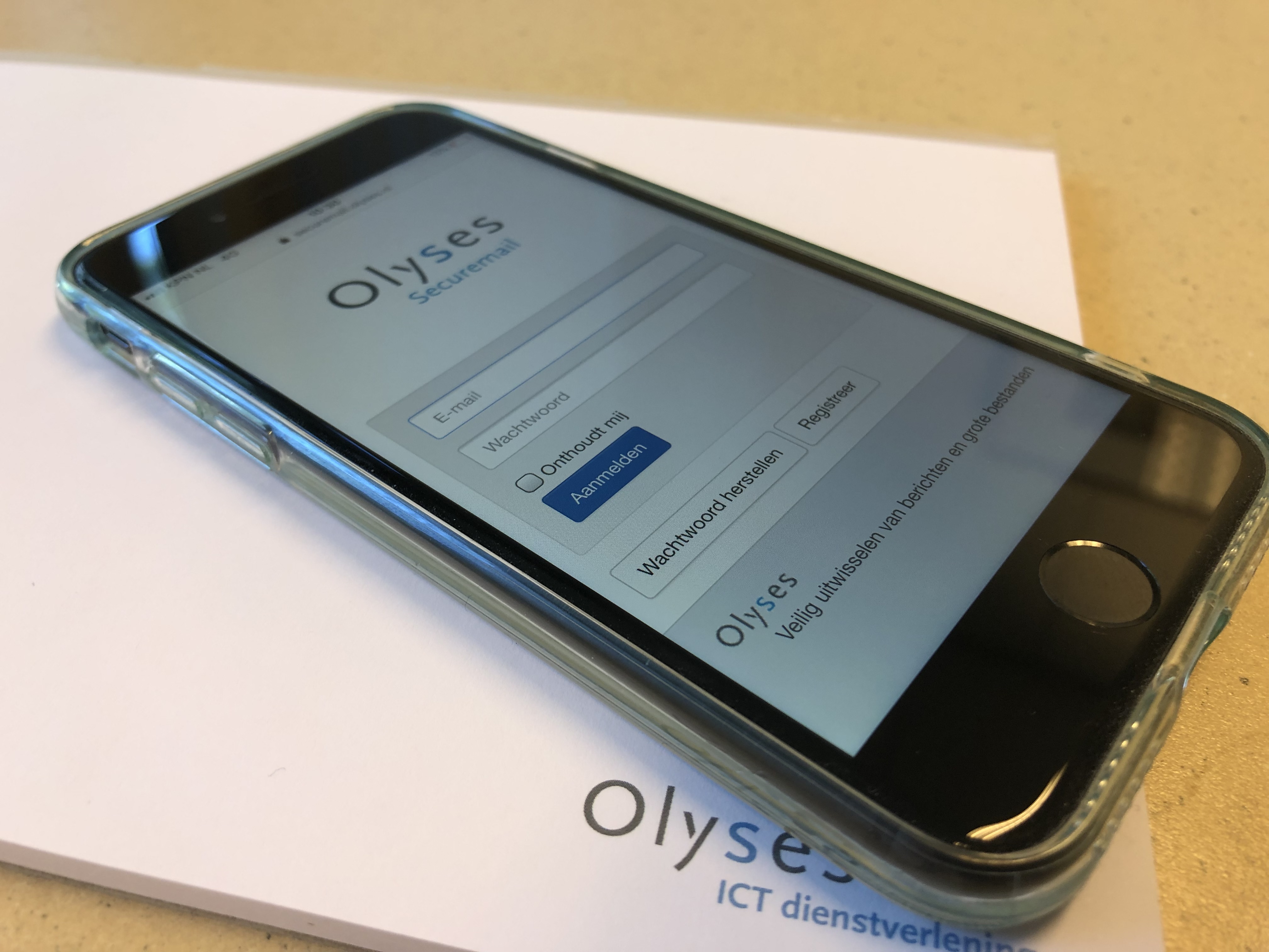 100% veilig e-mailen met Olyses SecureMail